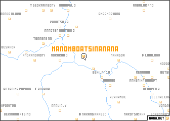 map of Manombo Atsinanana