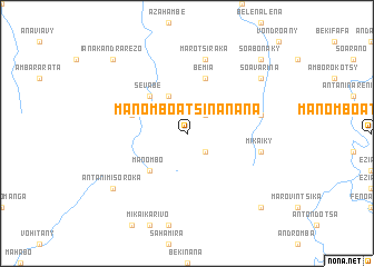 map of Manombo Atsinanana