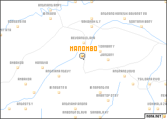 map of Manombo