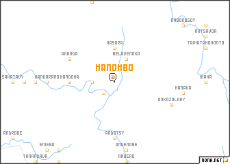 map of Manombo