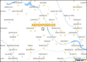 map of Manompoarivo