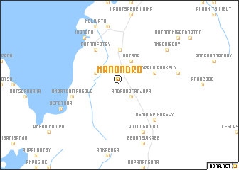 map of Manondro