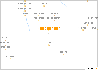 map of Manongaroa