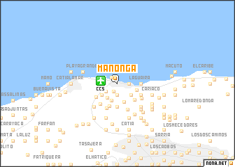 map of Mañonga
