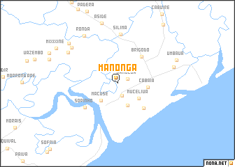 map of Manonga