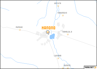 map of Manono