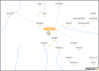 map of Manon