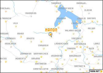 map of Manón