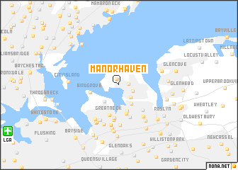 map of Manorhaven