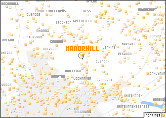 map of Manor Hill