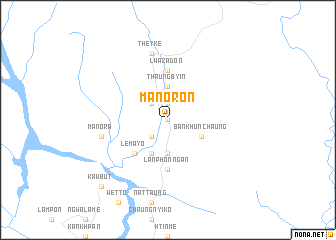 map of Manoron