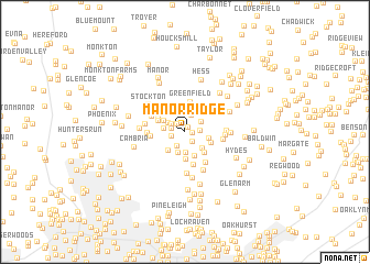 map of Manor Ridge