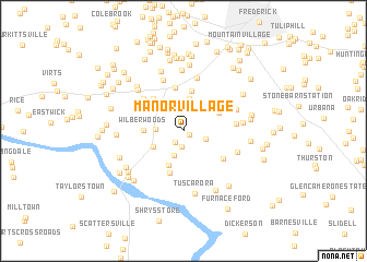 map of Manor Village