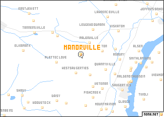 map of Manorville