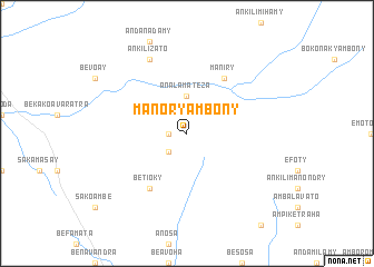 map of Manory Ambony
