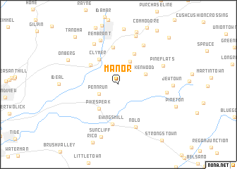 map of Manor