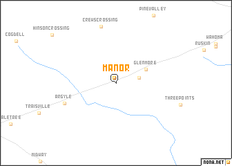 map of Manor