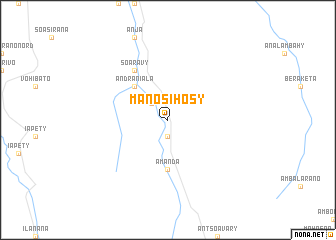 map of Manosihosy