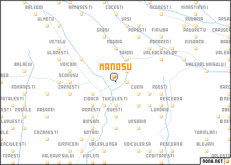 map of Mănosu