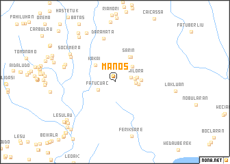 map of Manos