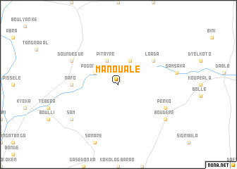 map of Manoualé