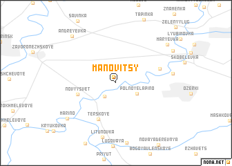 map of Manovitsy