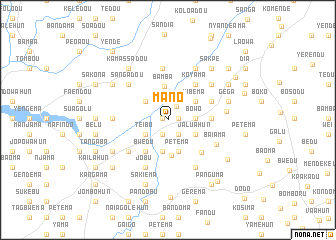 map of Mano