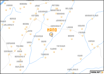 map of Mano