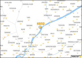 map of Mano