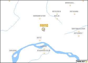 map of Mano