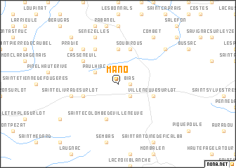 map of Mano