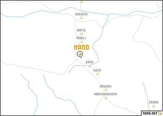map of Mano