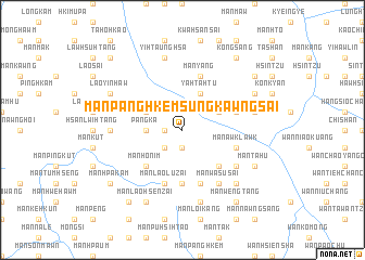 map of Mān Panghkēmsūngkawngsai