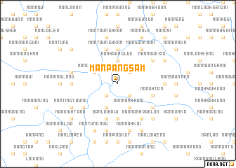 map of Mān Pāngsām