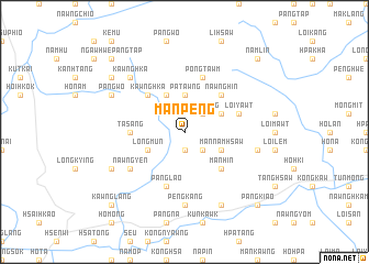 map of Mān Peng