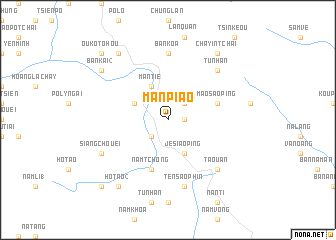 map of Man Piao