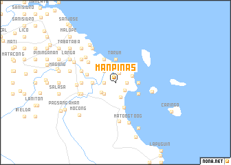 map of Manpinas