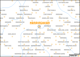 map of Mān Pinghkan