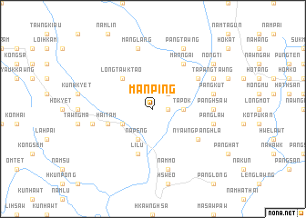 map of Mān Ping