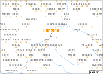 map of Mān Ping