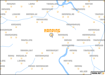 map of Mān Ping