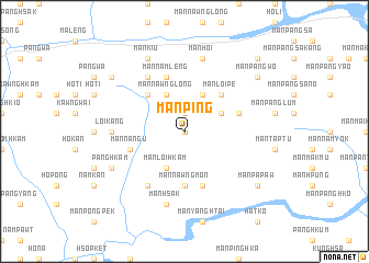 map of Mān Ping