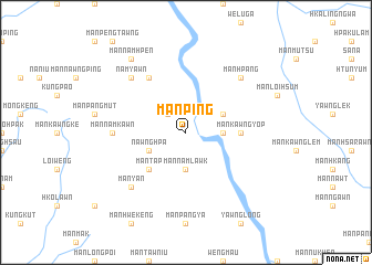 map of Mān Ping