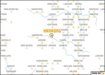 map of Mān Pong