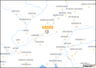 map of Manp\