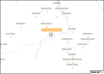 map of Manp\