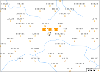 map of Mān Pung