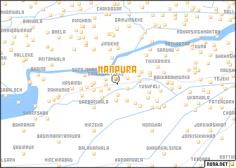 map of Mānpura