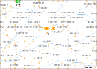 map of Mānpur