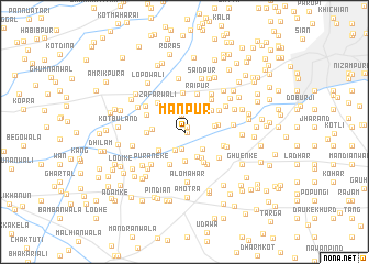 map of Mānpur